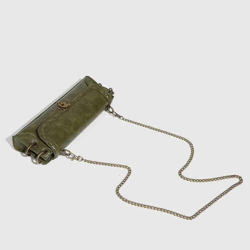 Formeki Bags For Women Trend 2024 Chain Design Solid Vintage Ladies Female Bag