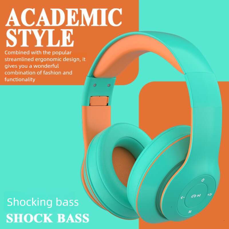 Famous Brand DR Head Mounted Children S Wireless Online Class Call College Style Bluetooth Headphones