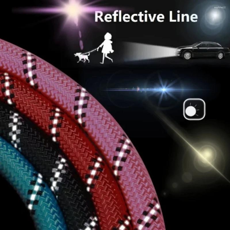 150cm Strong Dog Leash Pet Leashes Reflective Small Medium Large Drag Pull Tow Golden Retriever Big Supplies