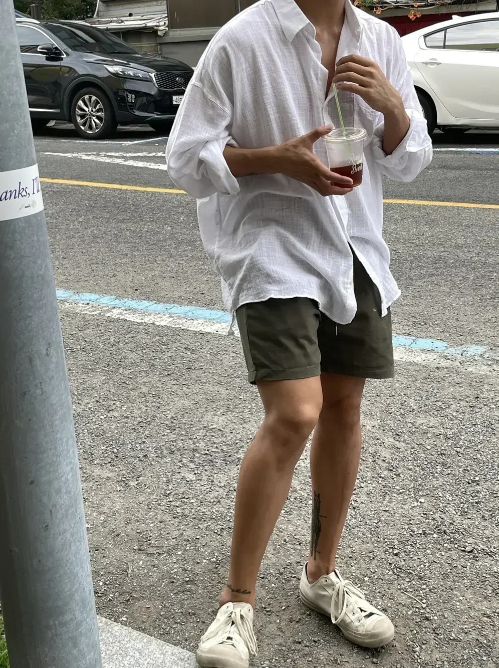 Unisex Oversized Linen Shirt Coat Mens Long Sleeve Casual Loose Fit Fashion Japanese Korean Style Sun Protection Clothing 250408