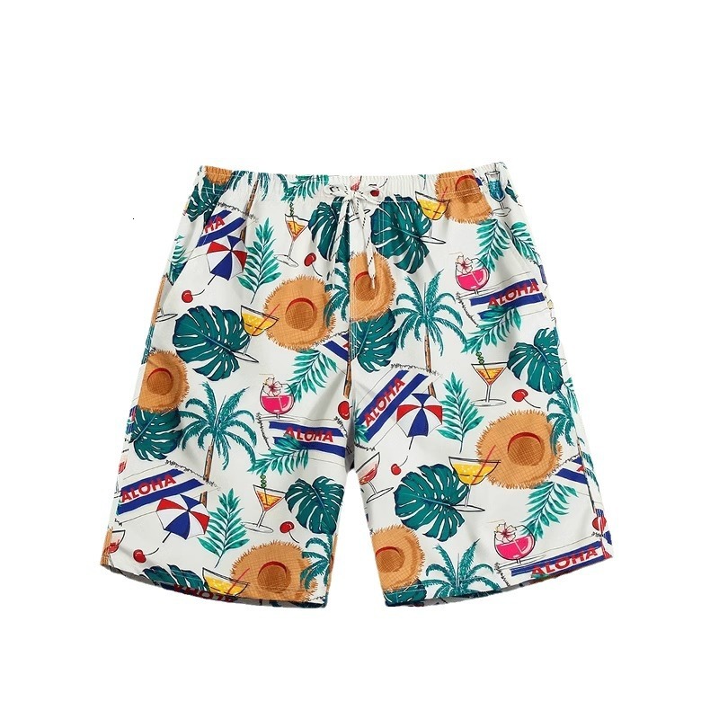 2025 New Designer Men Shorts Beach Men To Soak In Hot Springs Quick Drying And Loose Fitting Oversized 5-Point Short Swimming Pants For Beach Vacation