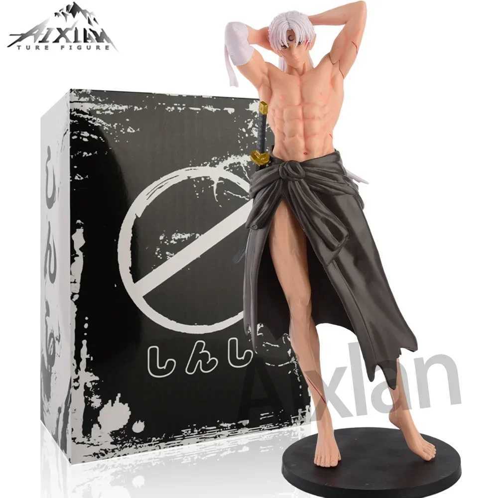 31cm Anime Inuyasha Character Sesshoumaru Sexy PVC Action Character Model Toy Collectable Model Toy Christmas Gift X250409