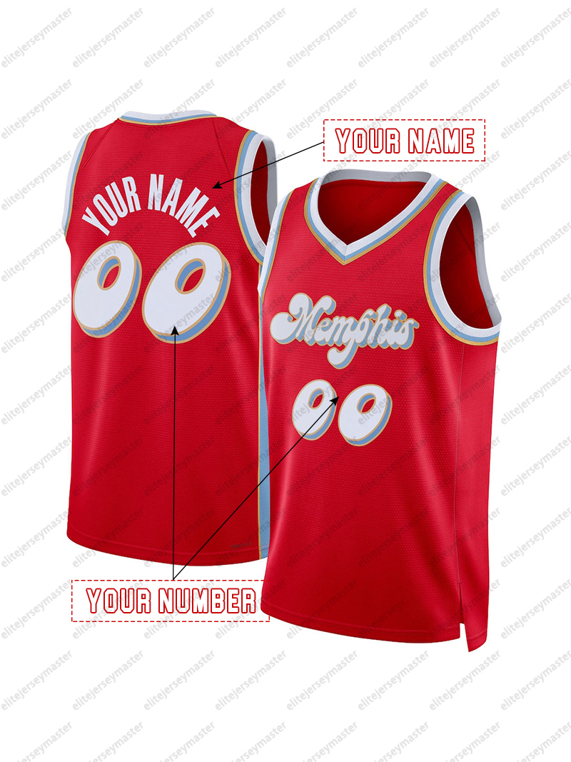 Ja Morant Jackson Jr. Custom Basketball Jersey Desmond Bane Kawamura Kennard Personalized Customized Jerseys Custom Any Number Name
