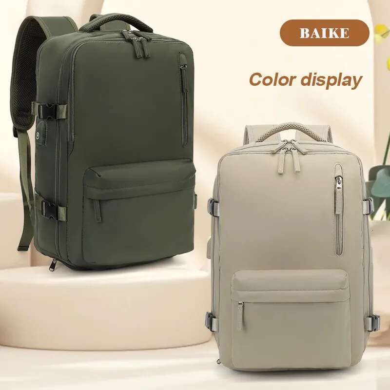 Cross Border Girls' Backpack With Large Capacity, Multifunctional Dry And Wet Classification, Short Distance Travel Nylon Waterp