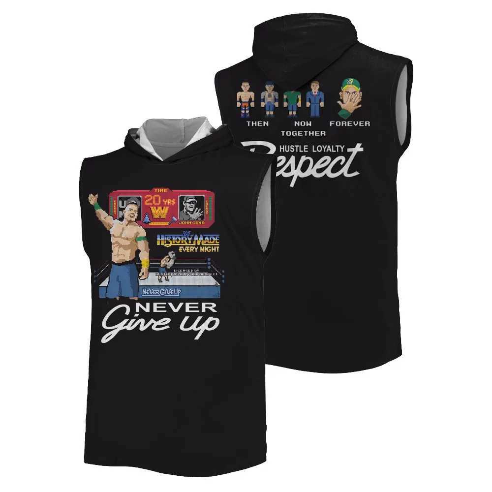 Mens Light Blue John Cena Farewell Tour 2025 Toronto Tank Top New Boxing Championship Exhibition Outdoor Hoodie Mens TopXJ250409
