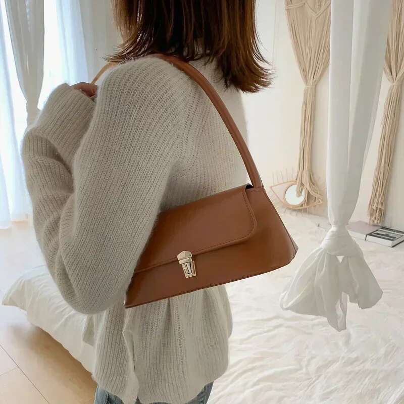 Brand Crossbody Bags For Women Fashion Design Underarm 2025 Woman Shoulder Bag Female Handbag And Purses Solid Color