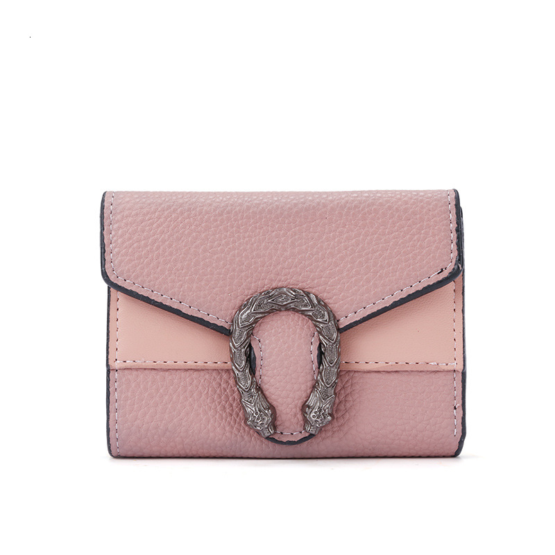 New Women's Wallet Short Leather Bag Patchwork Money Clip Small Clutch Multi-functional Luxury Bag Multi-card Slot Designer Bag Card Holder