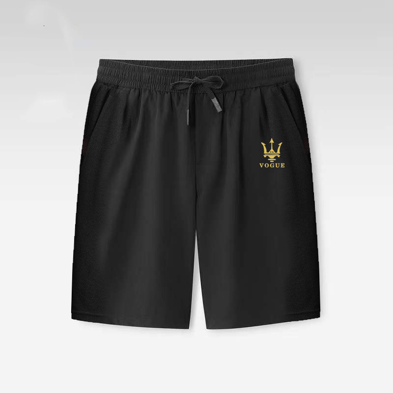 2025 New Designer Men Shorts New Shorts Men Summer Five Quarter Thin Casual Sports Loose Beach Ice Silk Cold Pants