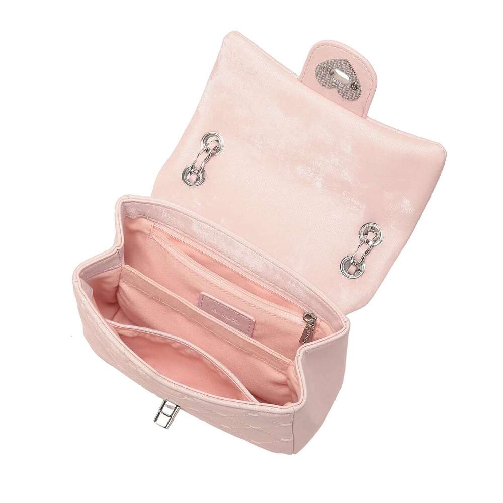 AII Women Chain Mini Pink Love Heart Square For Cosmetics Storage Original Designer Brand Crossbody Fashion Bag