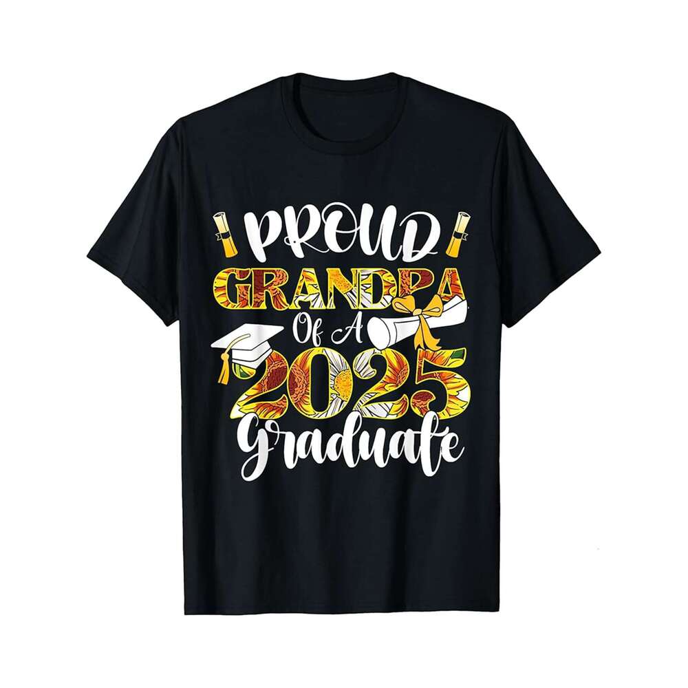 Designer T shirt Proud Grandpa of a Class of Graduate Senior - 220g Tshits