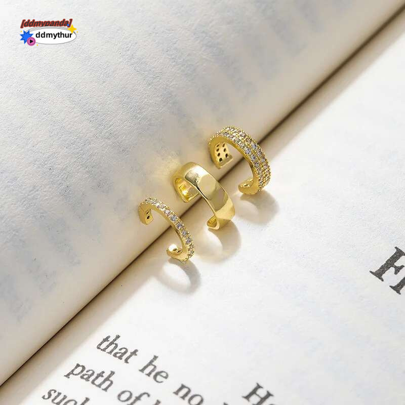 Delicate Zircon Cute Clip Earrings Female Buckle Cuff No Piercings Fake Cartilage Ear for Women 2022 Fashion Jewelry ddmypanda ddmythur
