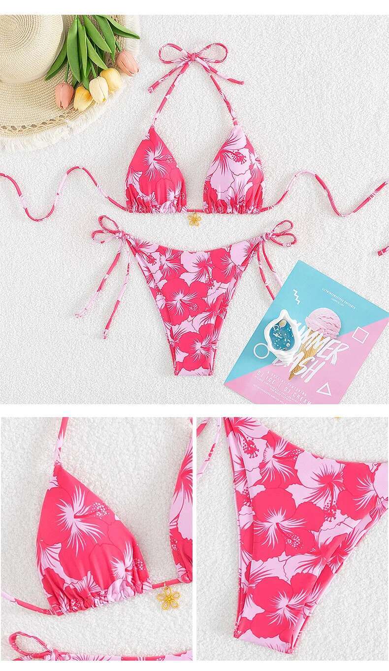 New Bikini Women's Slim Casual ral Split Swimsuit