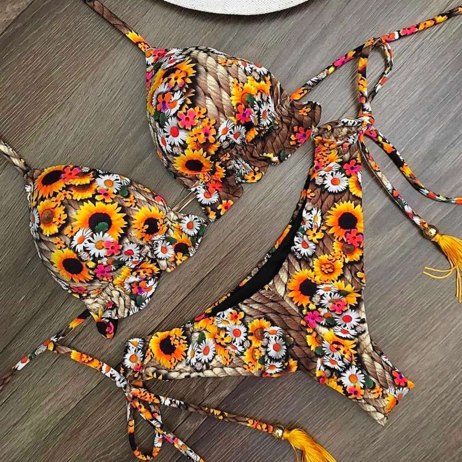 Dongdumaoyi New Sexy Bikini Swimwear Women Swimsuit Bikinis Bathing Suit Biquini Brazilian Set Summer Beachwear
