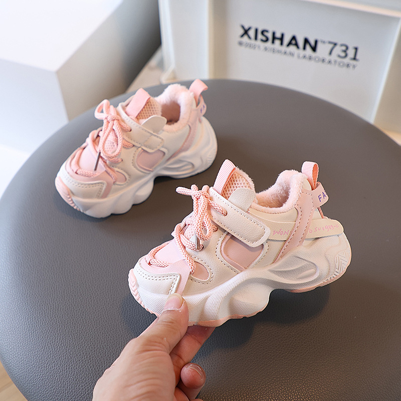 Baby Toddler Winter For Boys Girls Warm Little Kids Enfant Walkfashion Casual Sneakers Non-slip Children Sport Shoes Size 21 - 30 dh1922389