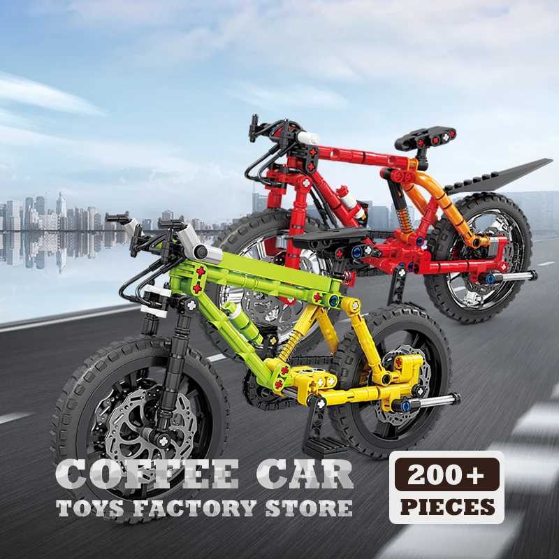 Mountain Motocross Motorcycle Assembly Playset - Educational Activity Gift for Young Enthusiasts