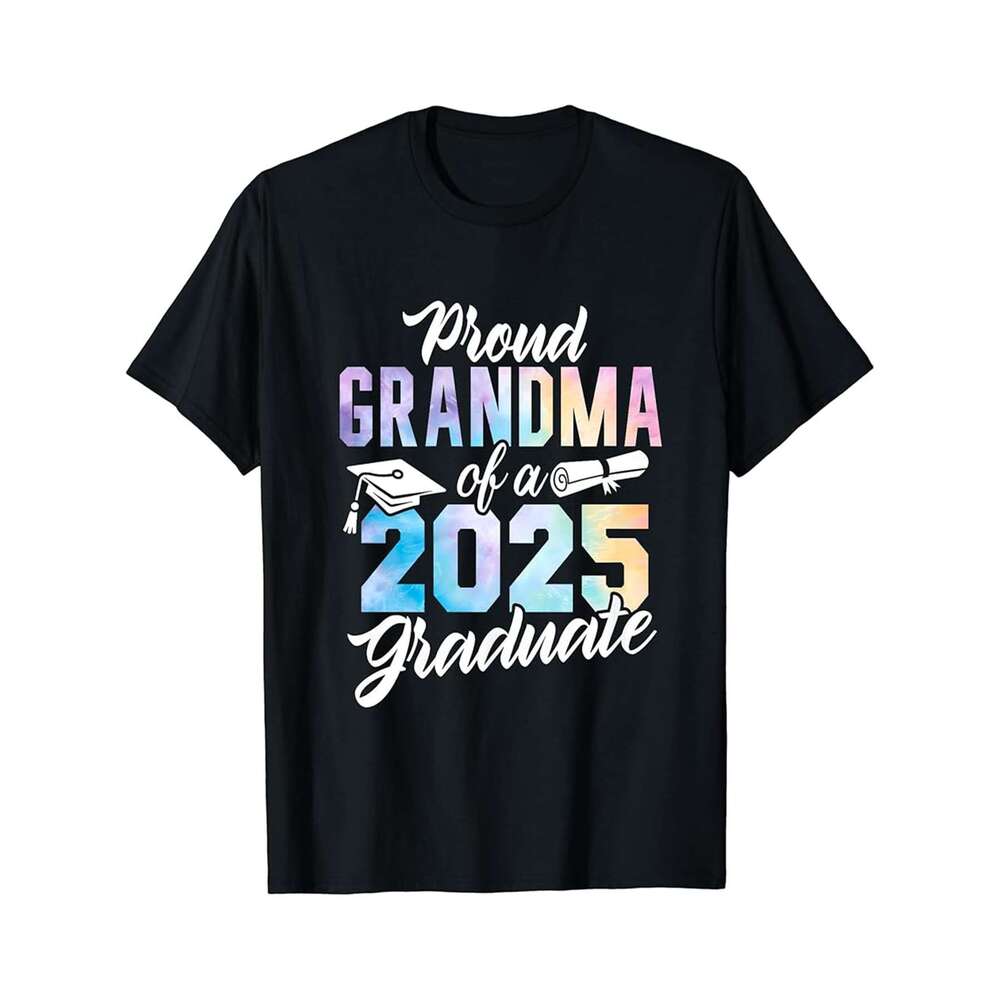 Designer T shirt PProud Grandma Of A 2025 Graduate Class of 2025 Graduation - 220g Tshits