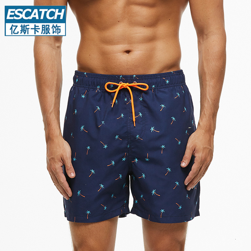 2025 New Designer Men Shorts ESCATCH Summer New Loose Casual Quarter Beachwear