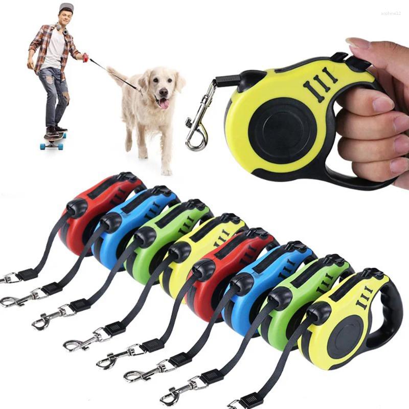 Retractable Dog Pet Flexible Automatic Leash Traction Rope Belt For Small Medium Large Product 5M