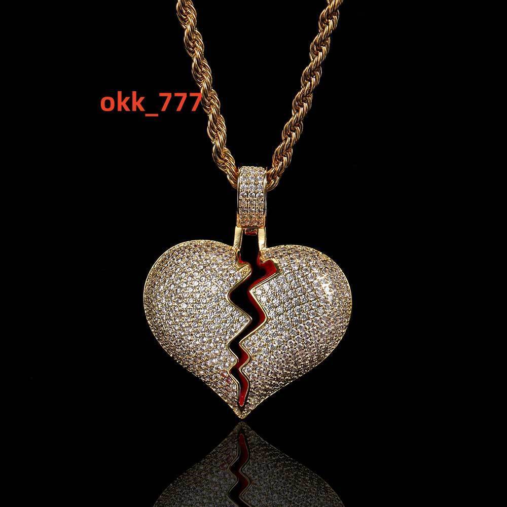 Custom Mossanite Pendant 925 Sterling Silver Chain Necklace Moissanite Diamond Iced Out Hip Hop Necklace
