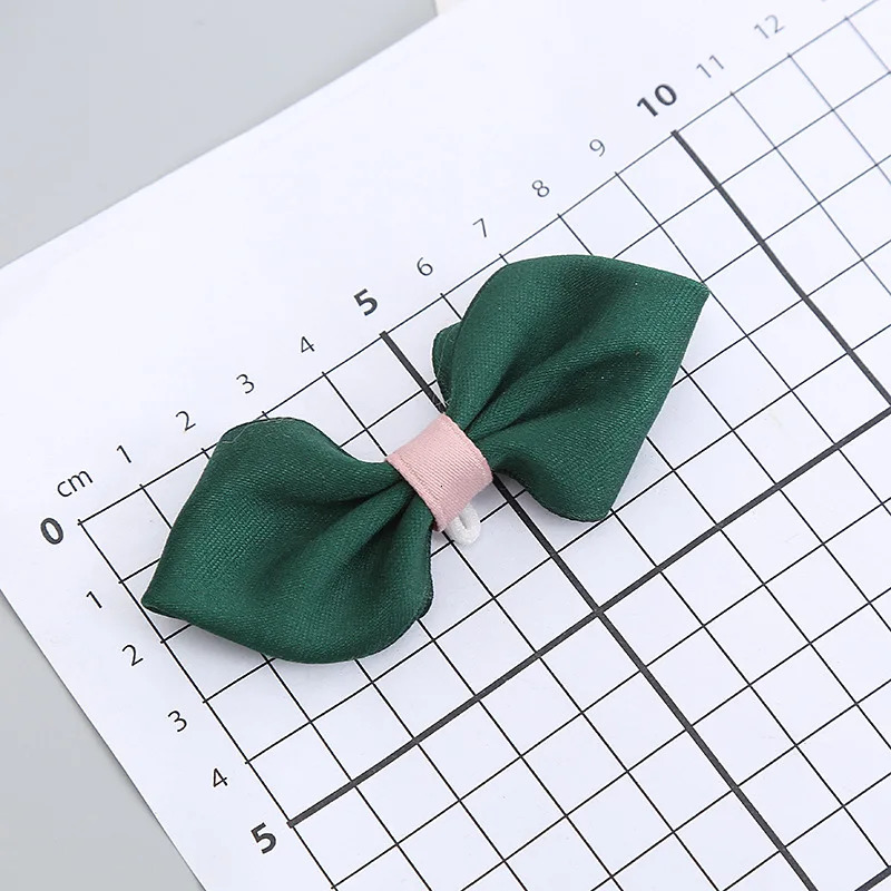Childrens solid color baby needles without safety clothing accessories suitable for boys handmade dark bow ties 250407