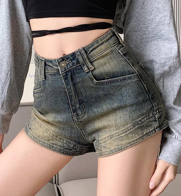 2025S Designer Shorts For Women Short American Style Street Denim Shorts For Women Summer Hot Girl High Waist Slim Fit Worn Pants Beach Pants