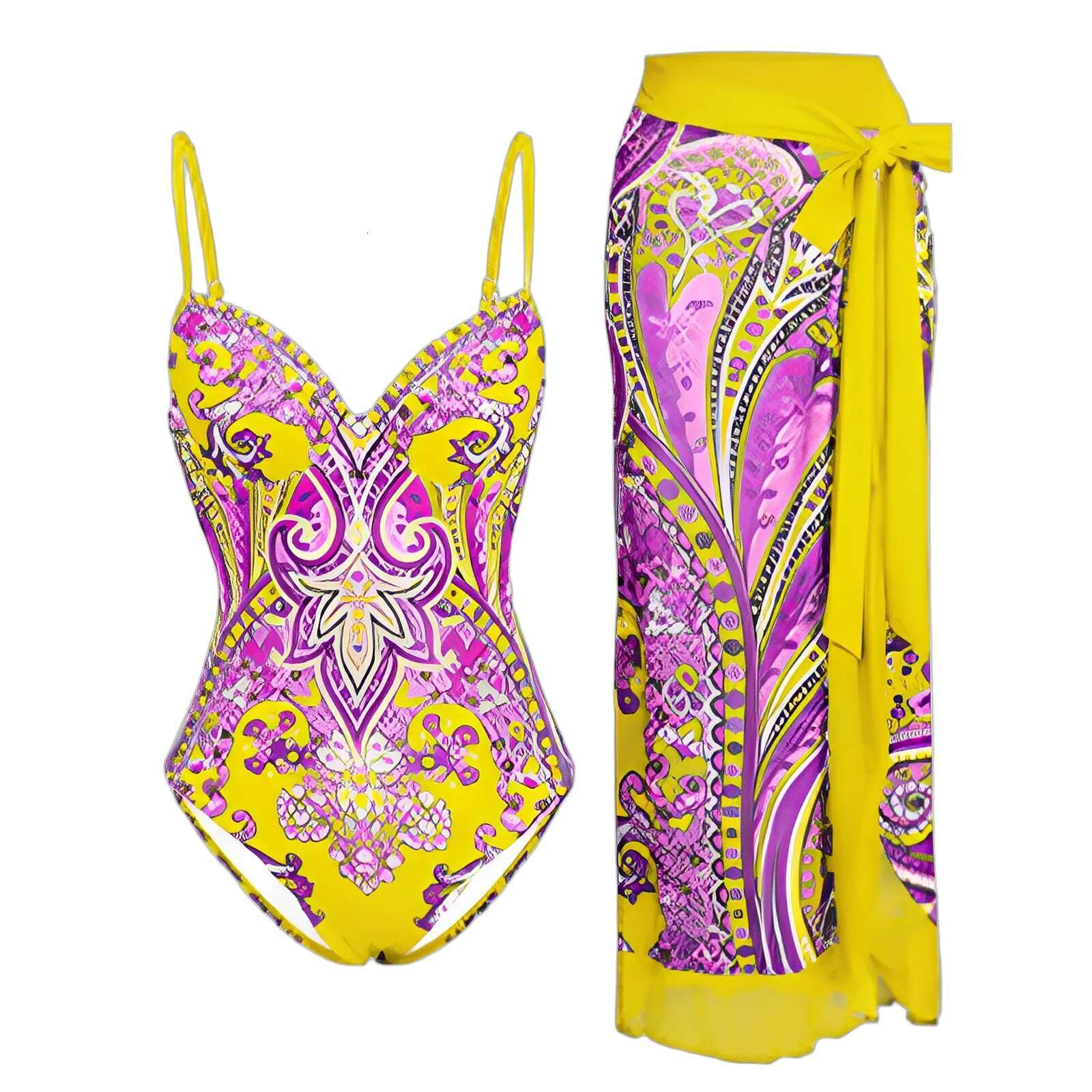 Dongdumaoyi New Arrival Push Up Women Bikini Set Floral Printed Ruffle Bikinis Strappy Bandage Swimwear Brazilian Biquini Bathing Suit