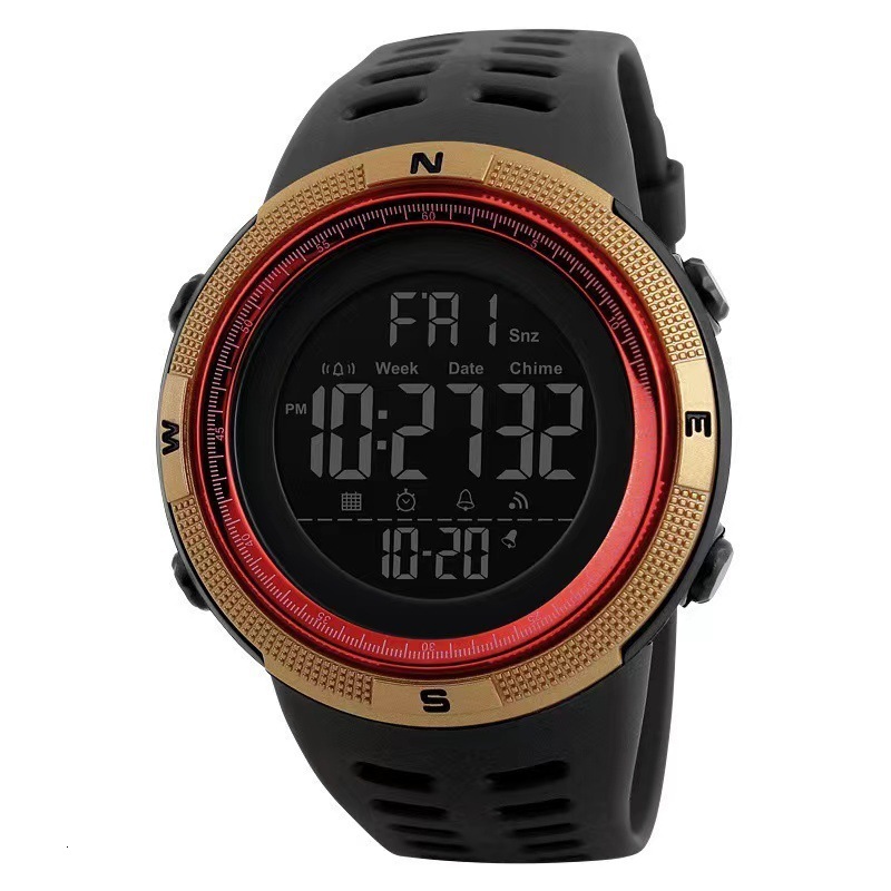 Wristwatches EZON H001H13 Professional Climbing Hiking Altimeter Barometer Compass Men Digital Sports Watch 50M Waterproof 221129