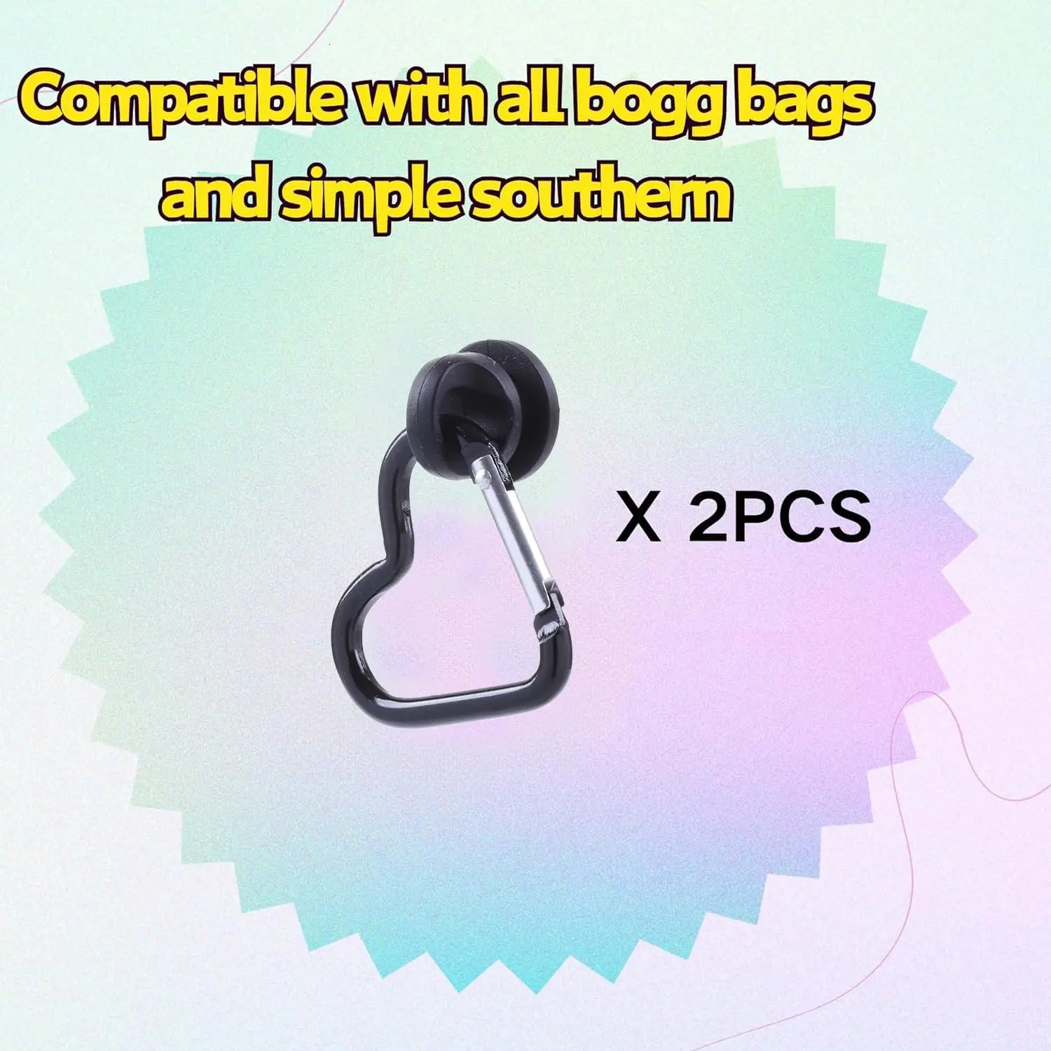 2PCS insertion hook accessory for Borg bags and simple southern handbags charming keychain cute buckle keychains 250408