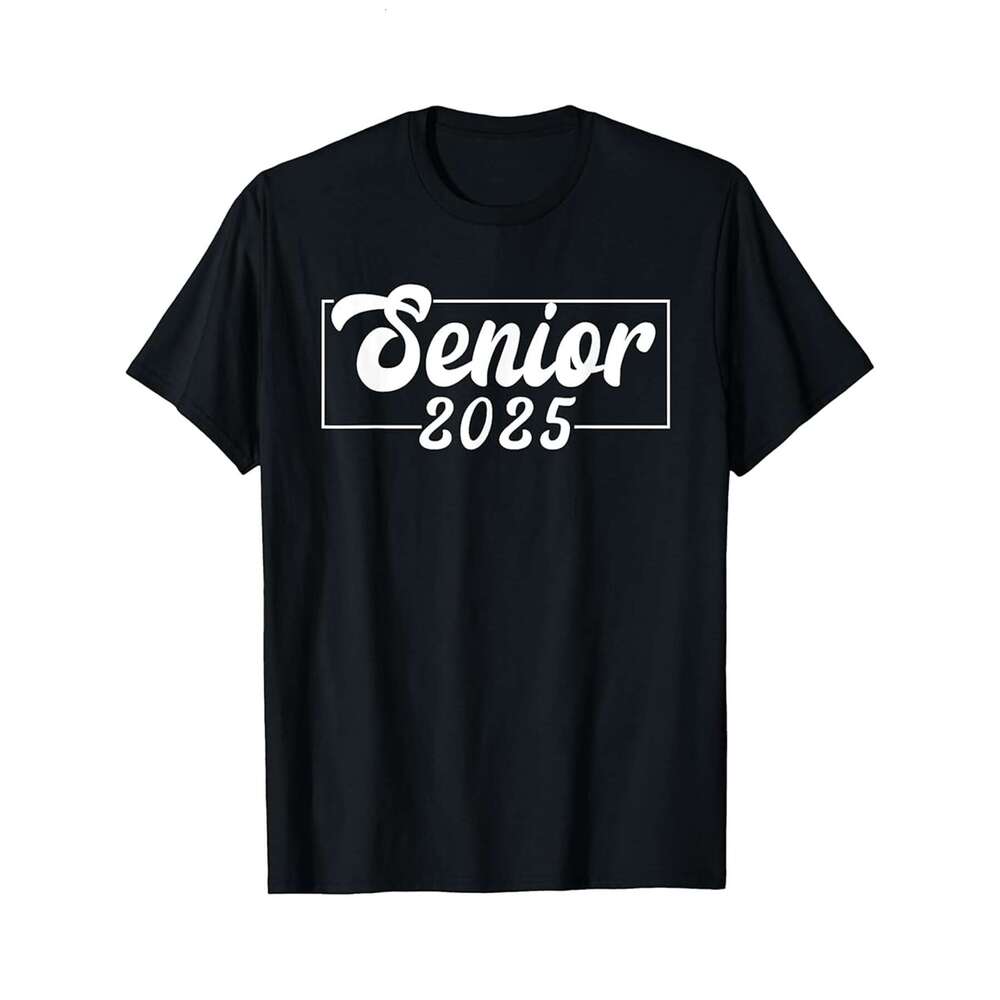 Designer T shirt Senior 2025 Baseball High School Graduate Class of 2025 - 220g Tshits