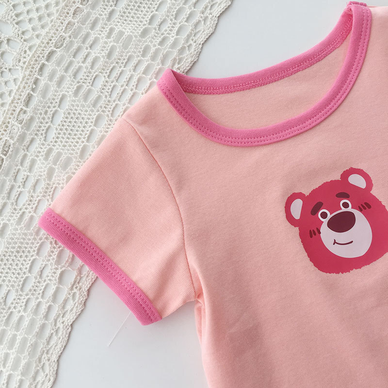 Ddmyshoesvip Buy 1 get 1 free Summer Style Trendy Baby Cute Short Girl Top Summer T Shirt Children S Round Neck Half Sleeved Shirt