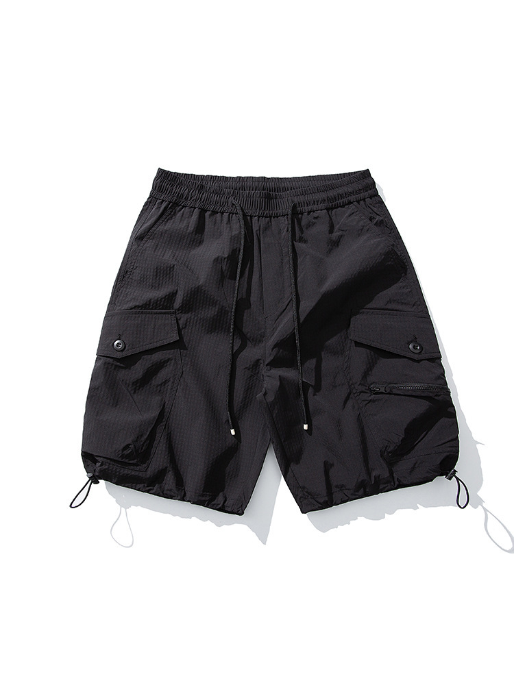 2025 New Designer Men Shorts Summer Fashion Brand Outdoor Thin Multi Pocket Five Quarter Pants Casual Versatile Waterproof Functional Workwear Shorts 