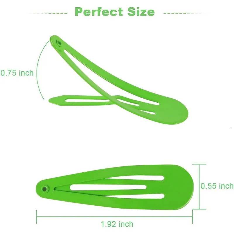 120 packs of colored hair clips 2-inch hair clip metal clips suitable for children teenagers toddlers and women 40 colors 250409