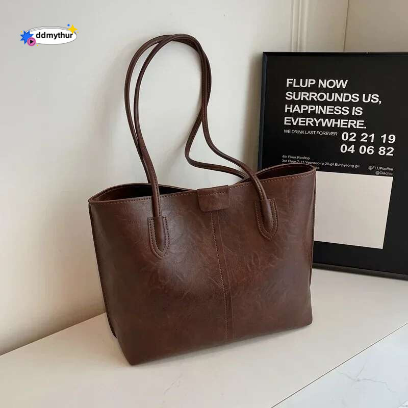 Senior Sense Retro Large Capacity Woman,New Hip Bag for Fall 2024,Commuter Shoulder Bag,Bolsa De Tote ddmythur