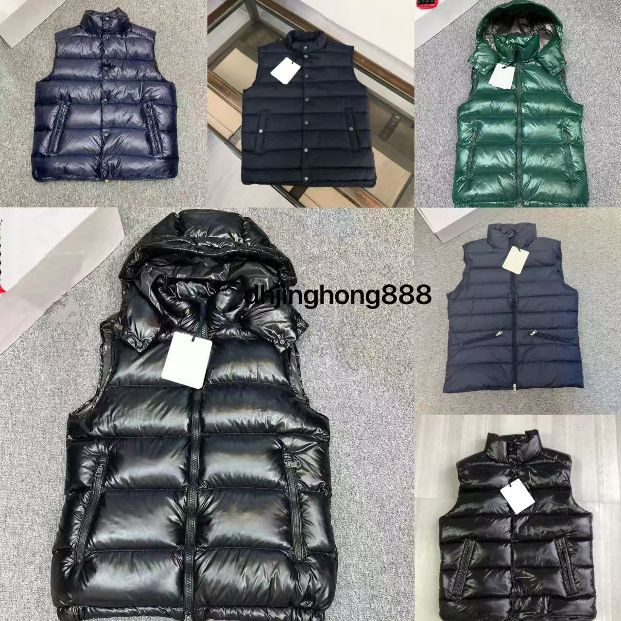 Mens Vests Designer Down Vest Have NFC French Puffer Vest Womens Gilet Bomber Coats Embroidered Chest Badge With Letters Body Warmer Outerwear Autumn Winter Jackets