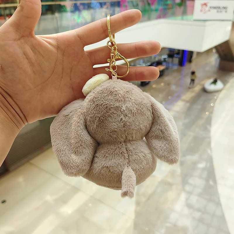 12CM New Cute Ner Elephant Plush Doll Childrens Cartoon Animal Plush Filled Keychain Backpack Pendant Childrens Party Toy GiftXJ250409