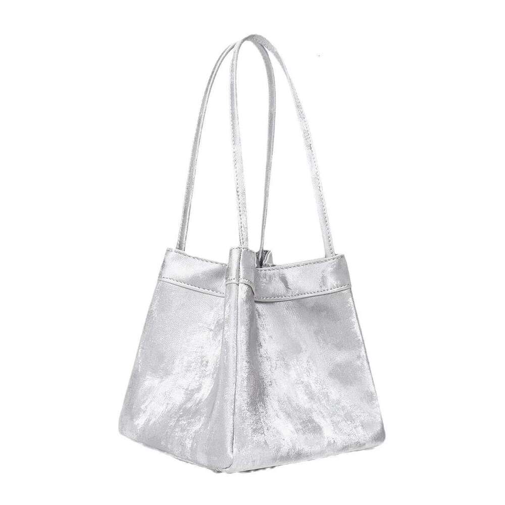 Custom Letter Suede Leather Women Bucket Bag Female Party Handbag 2024 New Fashion Chinese Style Brand Tote Bags