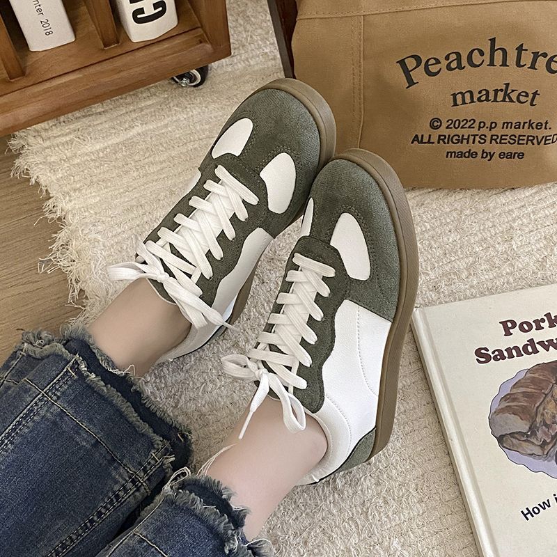 2025 New German Training Shoes Women's Running Sports Shoes Versatile Flat Board Shoes Student Campus Forrest Gump Shoes High