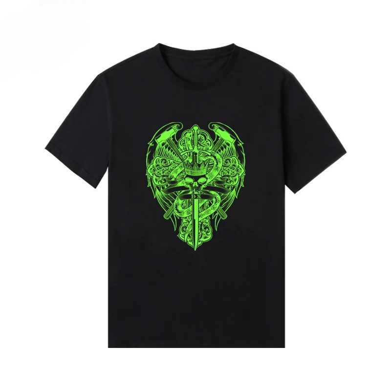 US fashion brand 2024 summer new DX combination short sLeeved printed T-shirt pure cotton loose casual T-shirtXJ250409
