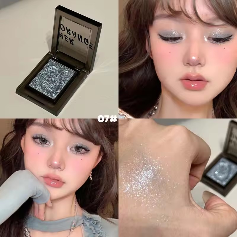 17 Colors Smoky Matte Blue Eye Shadow Metallic Mini Monochrome Eyeshadow Palette Pearl Glitter Earth Grey Multicolor Eyes Makeup