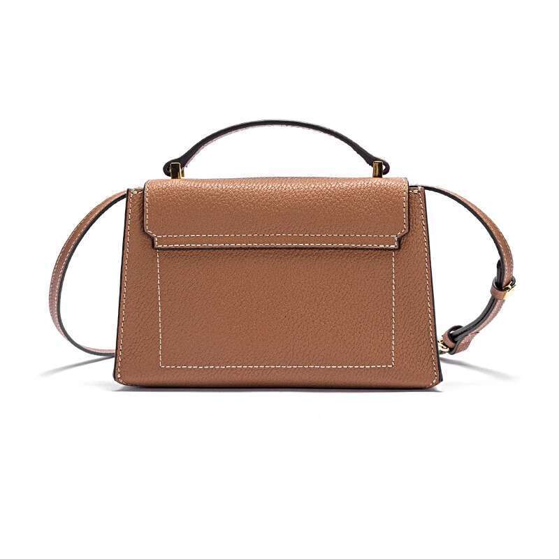 Retro Classic Style Simple Solid Colour Handbag Exquisite Multifunctional Women's Shoulder Bag
