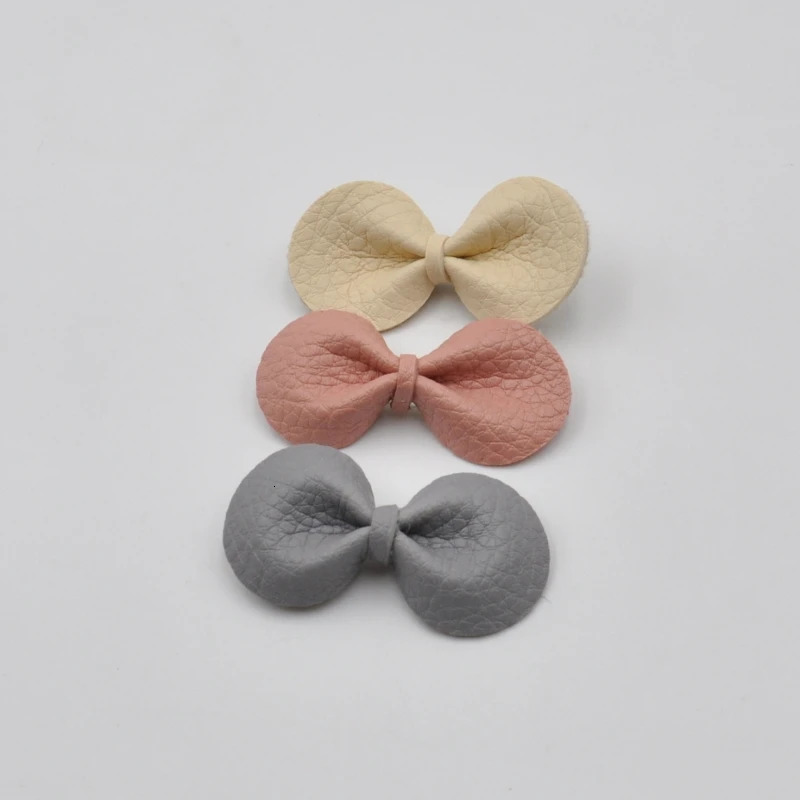 16 pieces/batch of 2-inch Hademade round bow hair clips for baby soft nylon headbands and baby hair clips 250409