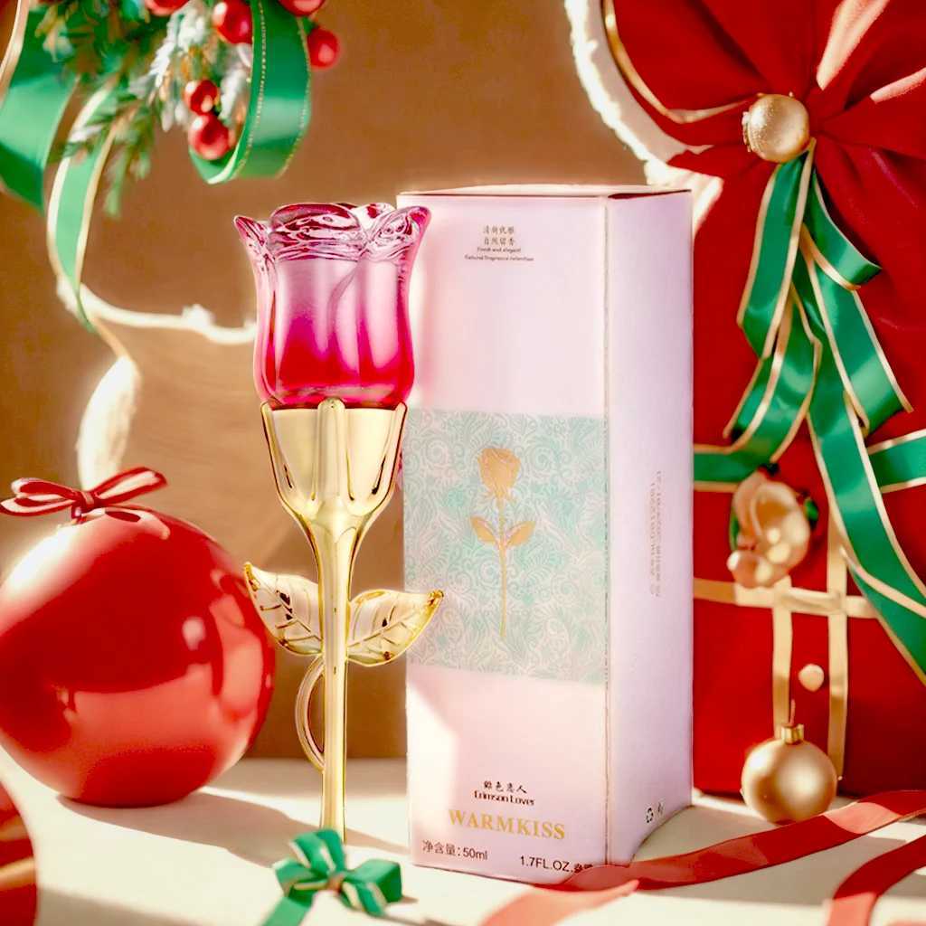 Perfume persistent red rose fragrance body spray used for elegant and attractive womens daily dating perfume Christmas giftXJ250409