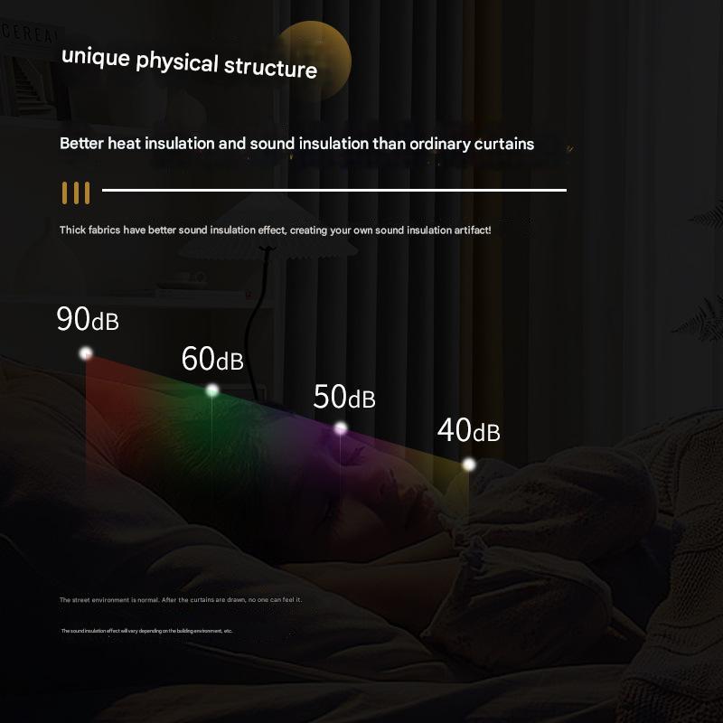 D325 wabi-sabi style cotton and linen curtain fabric high light-proof sun-proof sound-proof living room bedroom high-grade gray curtain finished produ