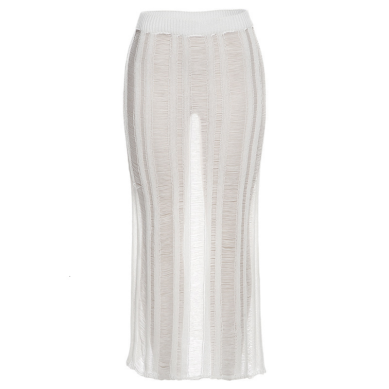 Wind 2025 Spring/Summer New Womens Sexy Hollow Perspective Small Tank Top Slimming High Waist Womens Dress