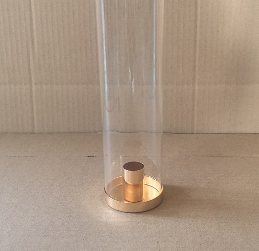 Holders 4 Pcs/Lot Wedding Glass Sleeves Bottomless Hurricane Home Decoration Candlestick Tube Desktop Ornaments Drop Delivery Dhh1N