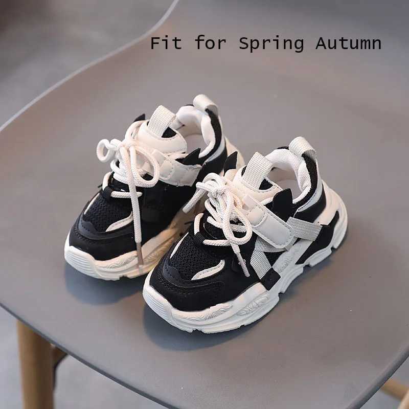 2024 Childrens Sports Shoes Fashion Cross Mesh Breathable Boys Sports Shoes Spring and Autumn Childrens Outdoor Running Shoes G02122 X250409