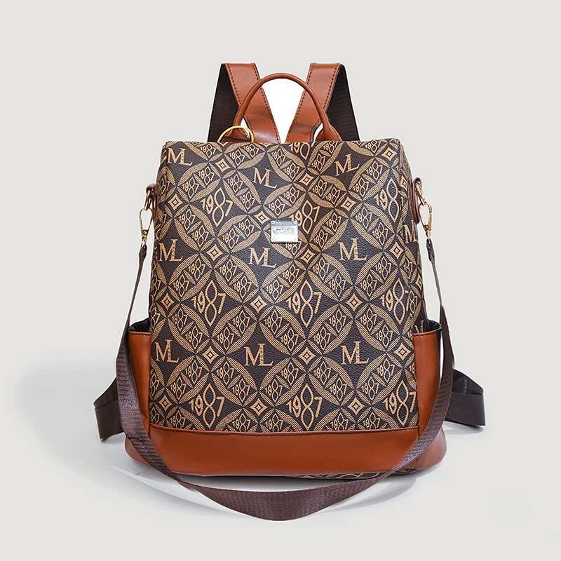 Fashion Brand Leisure Sports Junior High School Student New Fashion Large Capacity Backpack Bag