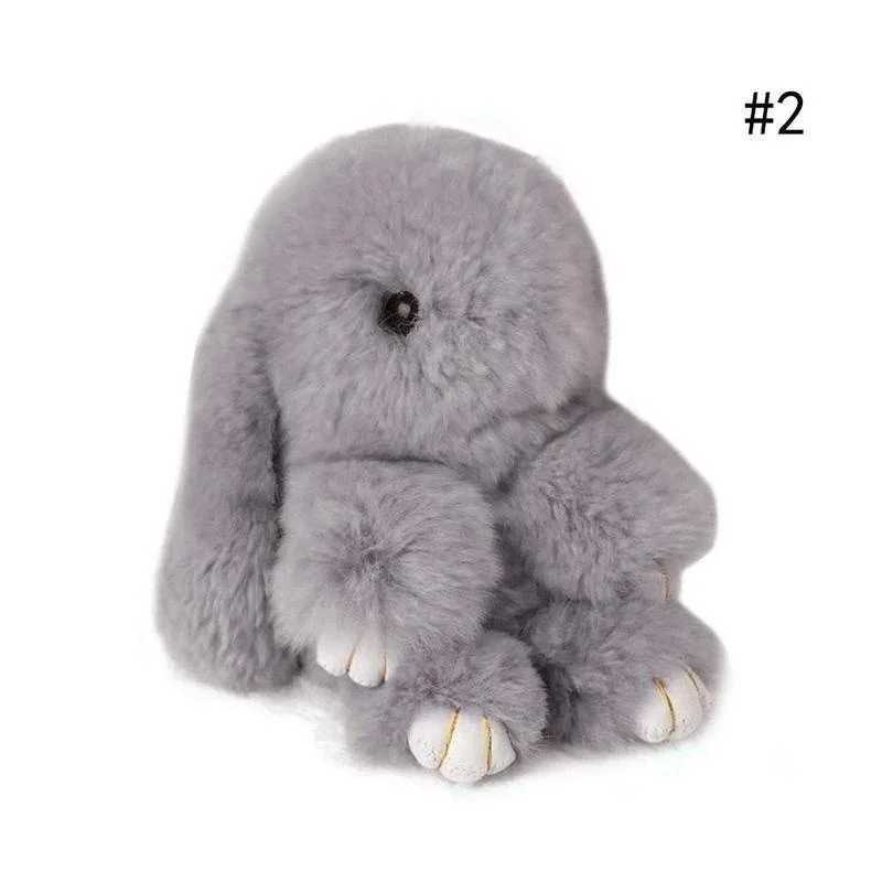 Rabbit fur cute rabbit Pom ball doll toy keychain cute handbag pendant decoration jewelry keychain pendant keychain accessoriesXJ250409