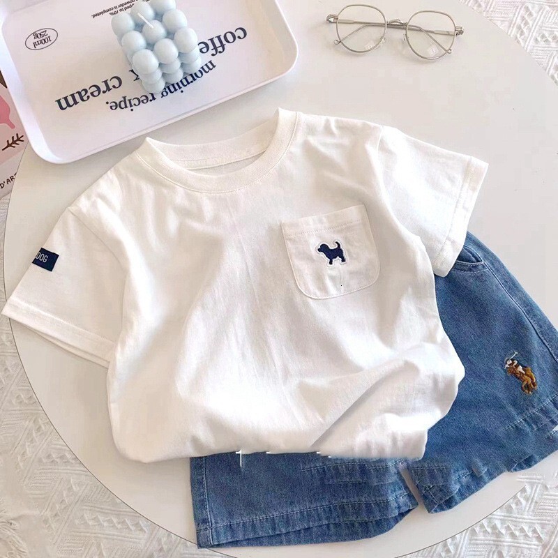Ddmyshoesvip Handsome Short Summer Boys And Girls Trendy Brand Cartoon Cute T Baby Children S Stylish Half Sleeve T Shirt
