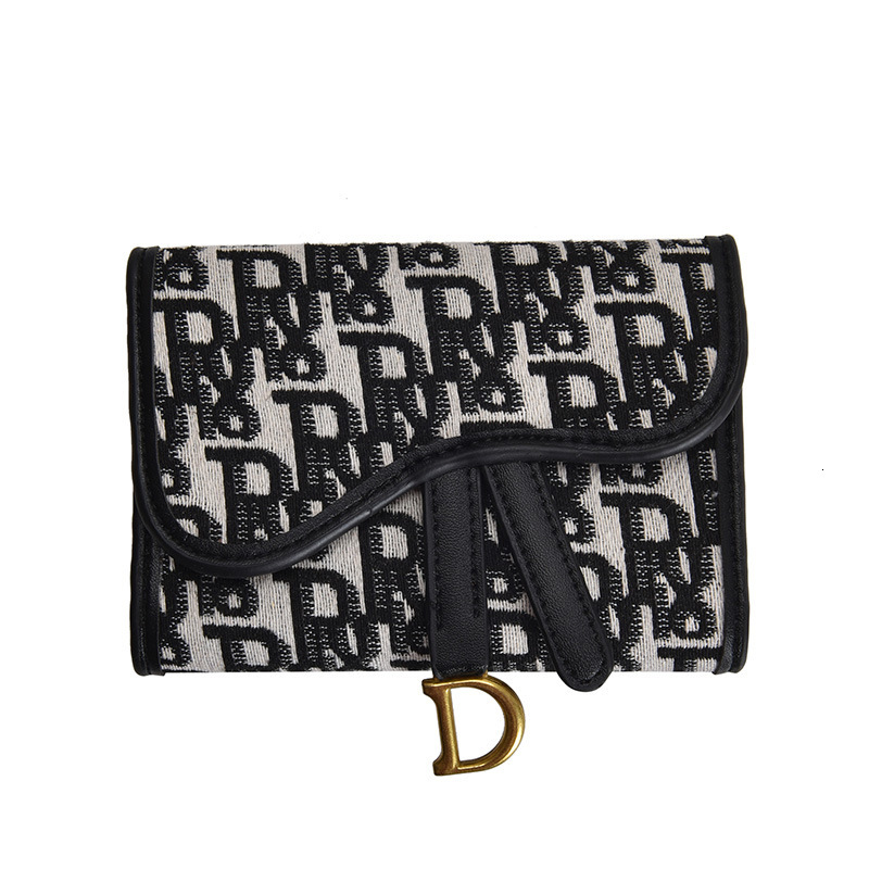 Luxury hand-held wallet for men and women, long three fold large capacity classic versatile wholesale, multi card slot card wallet, wallet, zero walle